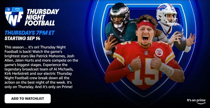 How to Stream Thursday Night Football on Amazon Prime Video