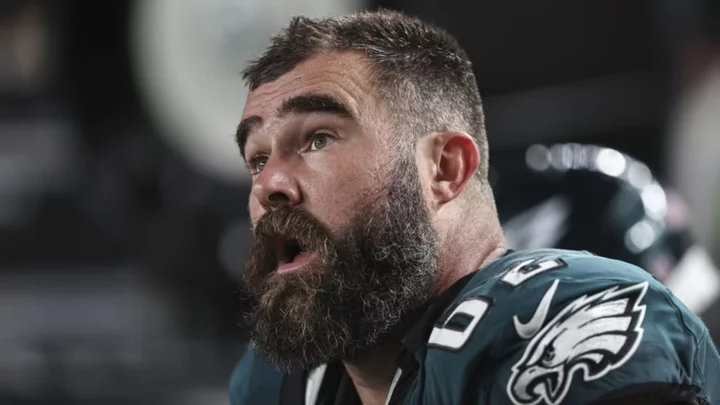 Jason Kelce Again Seems to Kind of Confirm Taylor Swift-Travis Kelce Rumors