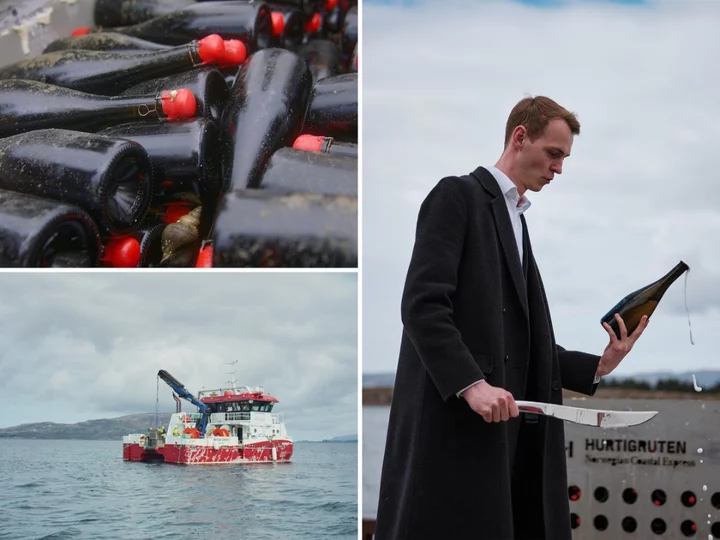 Drops in the ocean: The Norwegian sparkling wine aged at the bottom of the sea