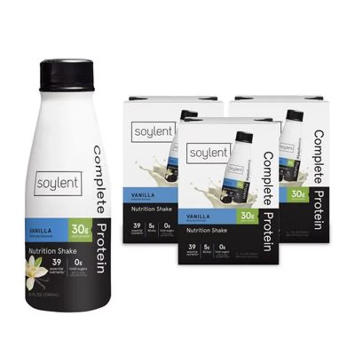 Soylent Adds Vanilla Flavor to Best-Selling High Protein Shake Product Line