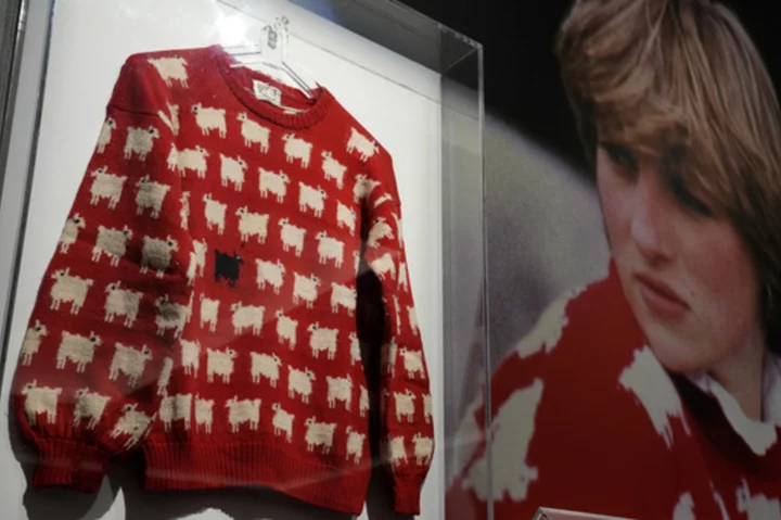 Princess Diana's sheep sweater smashes records to sell for $1.1 million