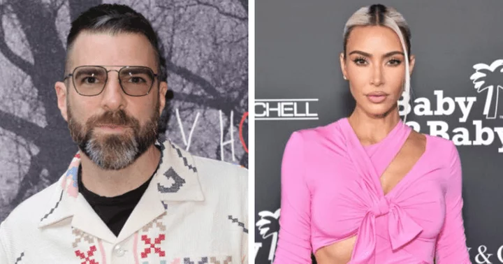 'I was really impressed': Zachary Quinto praises co-star Kim Kardashian's acting skills in 'American Horror Story'