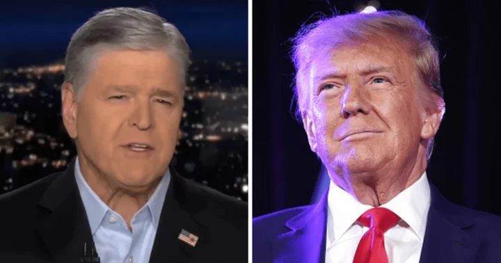 Internet slams Fox News anchor Sean Hannity's 'weak' narrative about Donald Trump's public trial